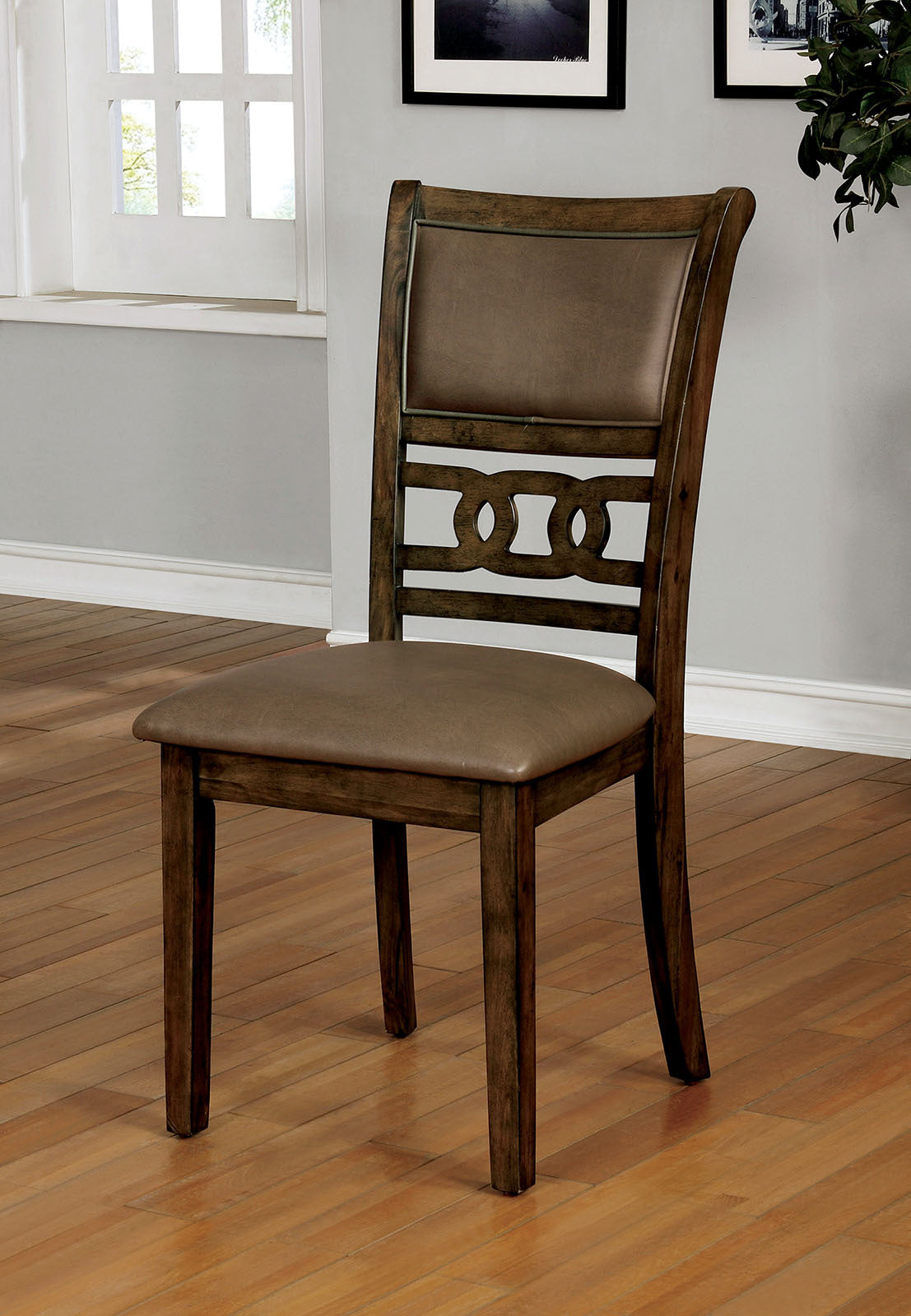 Beautiful Transitional Dining Chairs Walnut, Warm Gray warm grey-gray-dining