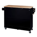 K&K Rolling Kitchen Island with Storage, Kitchen Cart