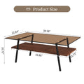 Coffee Table And End Tables Set Of 3, Tempered Glass Table With Mdf Layer, Modern Tables For Living Roombrown Glass Brown Tempered Glass