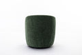 037 Chenille Fabric Swivel Accent Armchair Barrel Chair With Black Powder Coating Metal Ring,Green Green Primary Living Space Modern Eucalyptus Foam Chenille