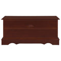 Warm Brown Rectangular Cedar Chest Brown Brown Bedroom Traditional Cedar Wood