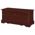 Warm Brown Rectangular Cedar Chest Brown Brown Bedroom Traditional Cedar Wood