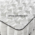 Large Swivel Chair, Upholstered Armchair, Modern Chair, Skin Friendly Gradient Color Linen Fabric, Comfortable To Sit. Suitable For Reception Living Room, Gray Gray Fabric