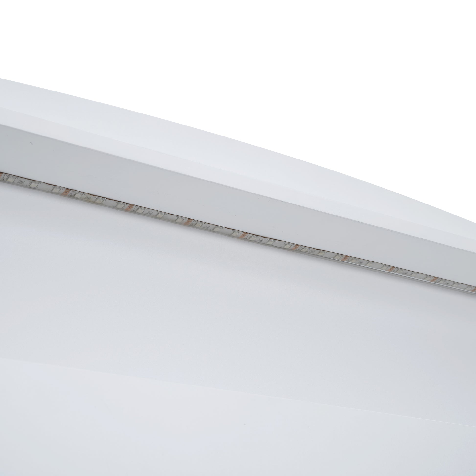 Twin Size Platform Bed With Storage Led Headboard, Twin Size Trundle And 3 Drawers, White Box Spring Not Required Twin White Bedroom Bed Frame Solid Wood Mdf