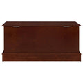 Warm Brown Rectangular Cedar Chest Brown Brown Bedroom Traditional Cedar Wood