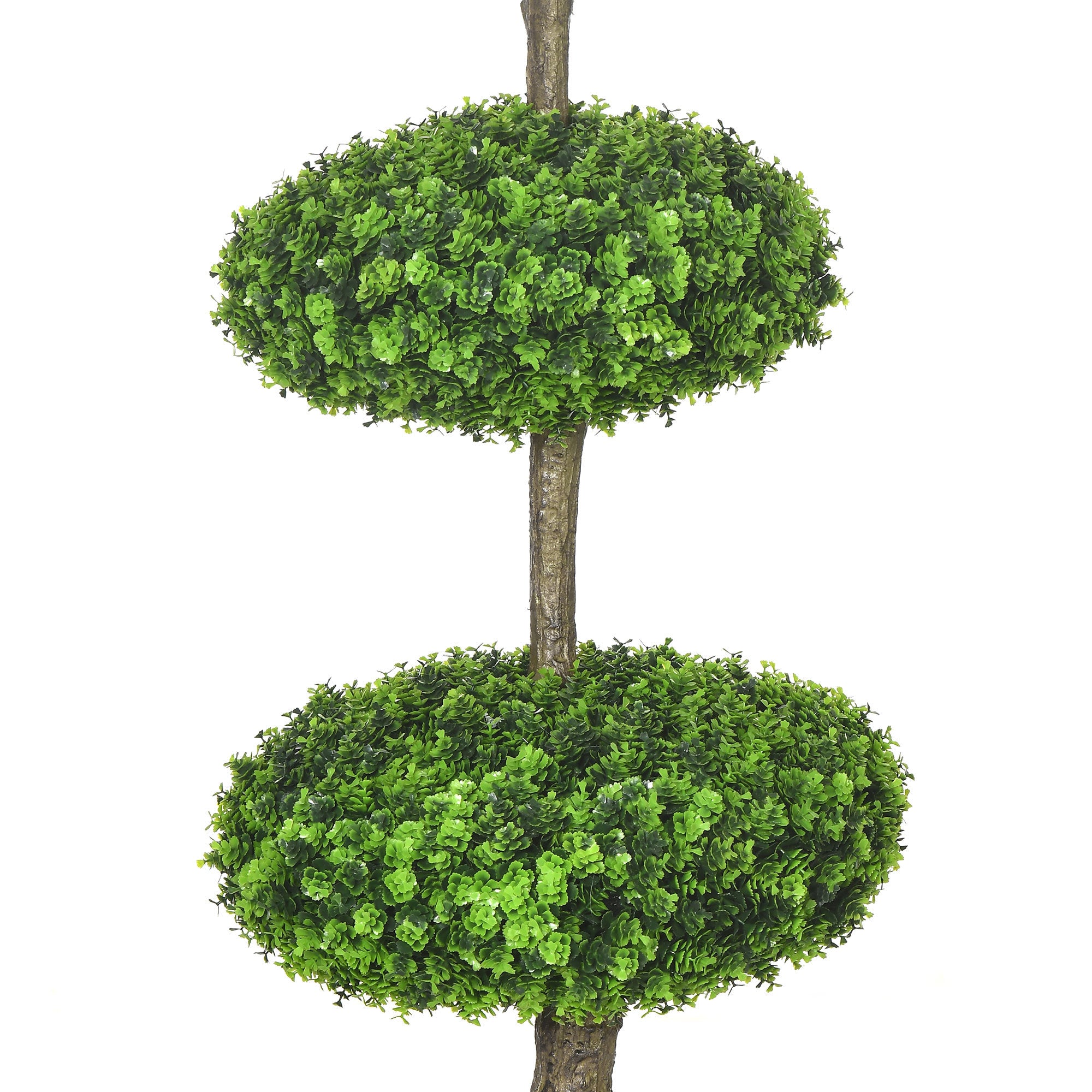 Homcom Set of 2 Artificial Boxwood Topiary Trees