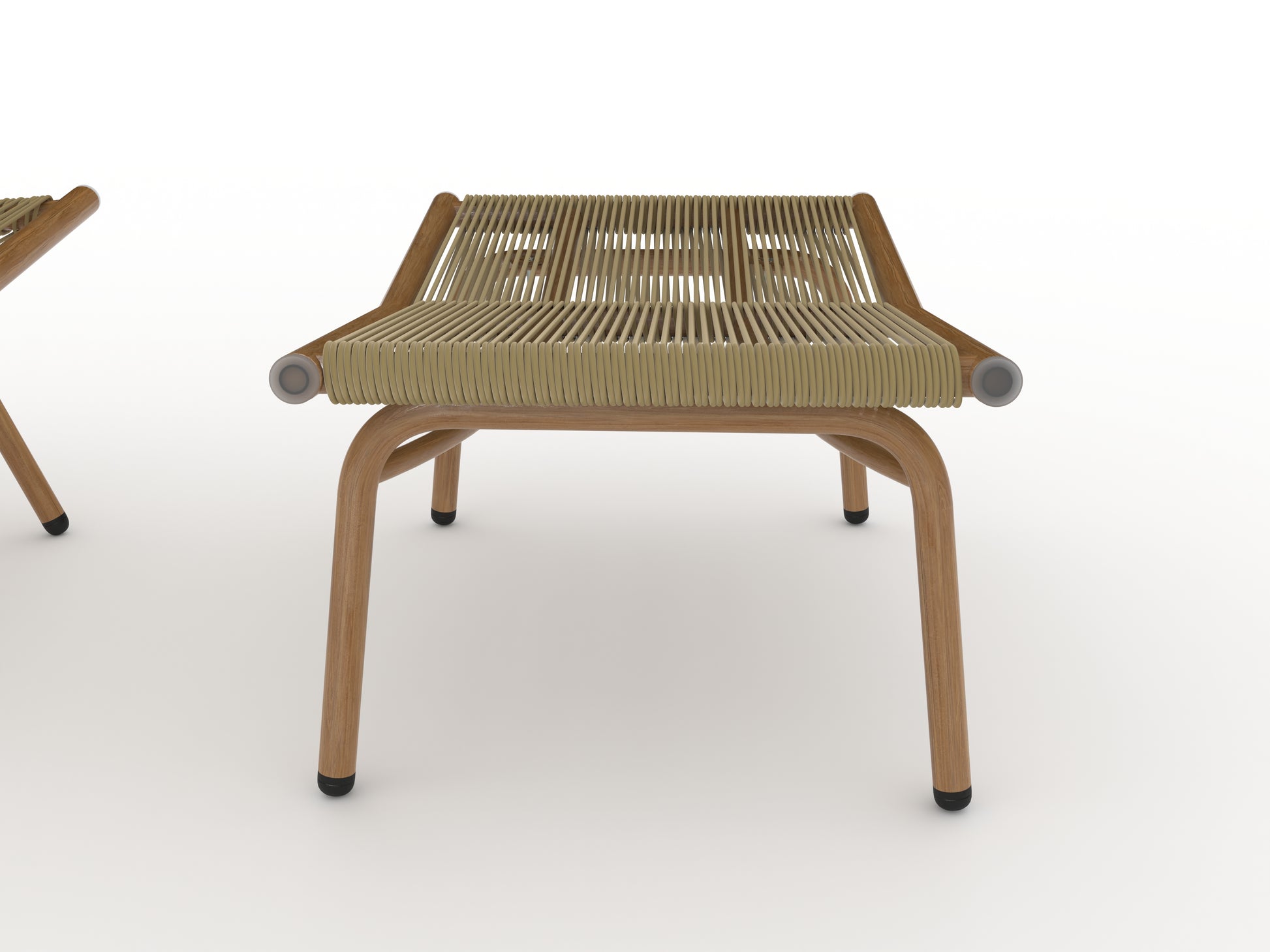 Chaise Lounge Chair With Table For Outdoor Indoor Wood Color Alloy Frame 380Lbs Capacity With Cushion Recliner For Camping Gaming Lunch Break Garden Party Sunbathing Wood Iron