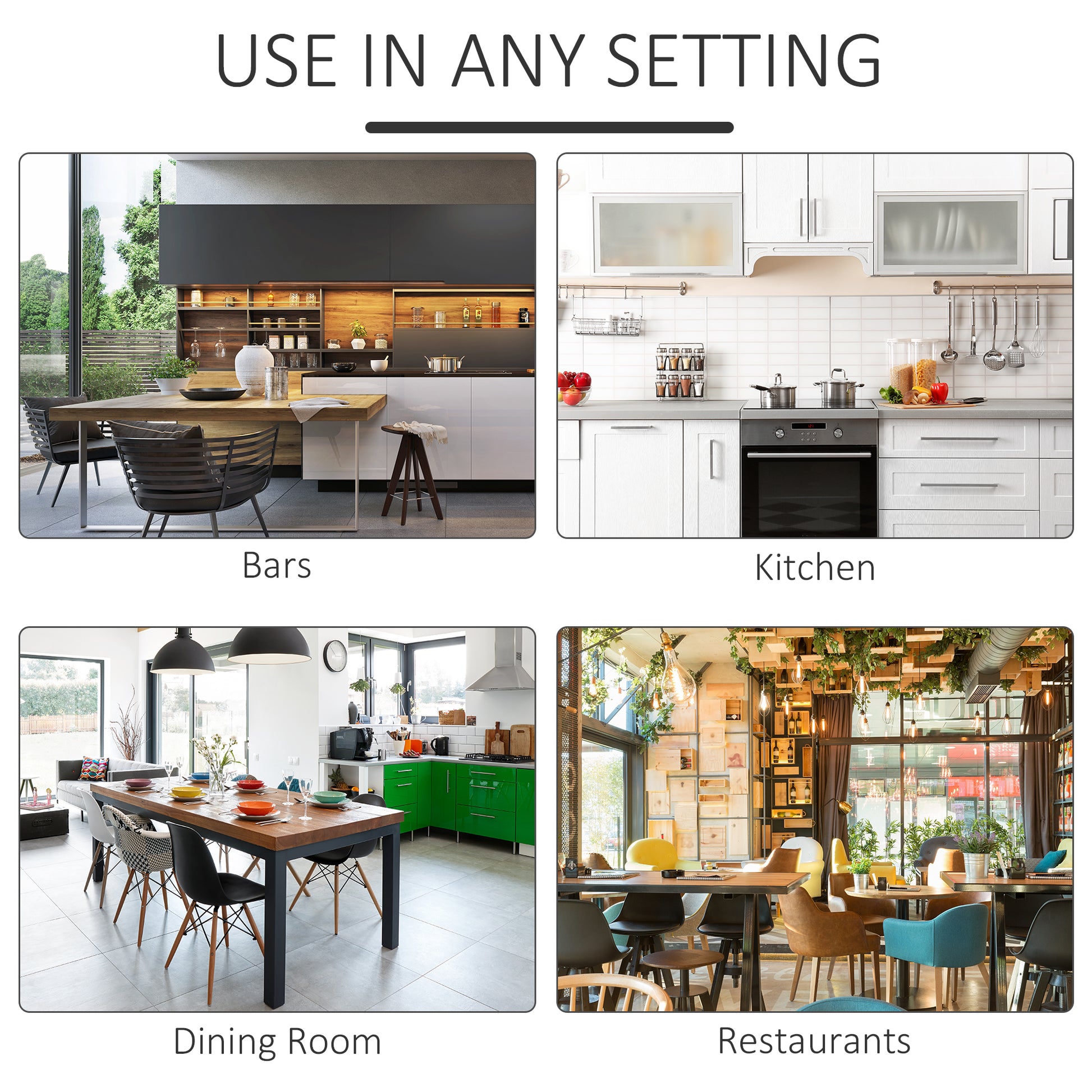 Homcom 5 Piece Dining Room Table Set, Wooden Kitchen Table And Chairs For Dinette, Breakfast Nook, Chestnut Brown Brown Wood