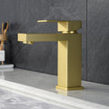 Gold Bathroom Faucet, Brushed Gold Faucet For