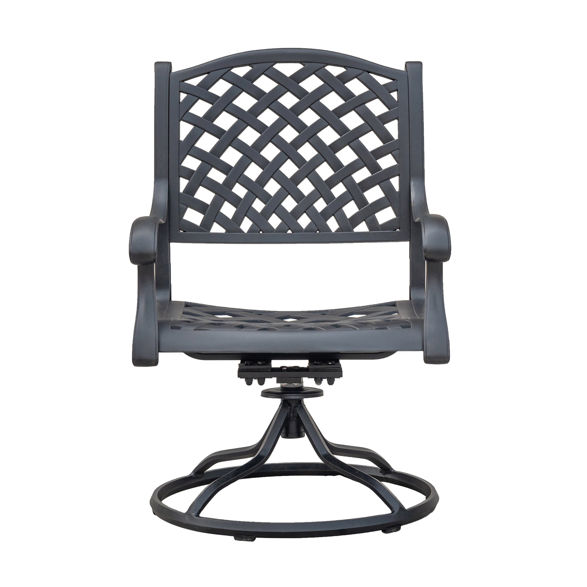 Durable Outdoor Dining Swivel Rockers with