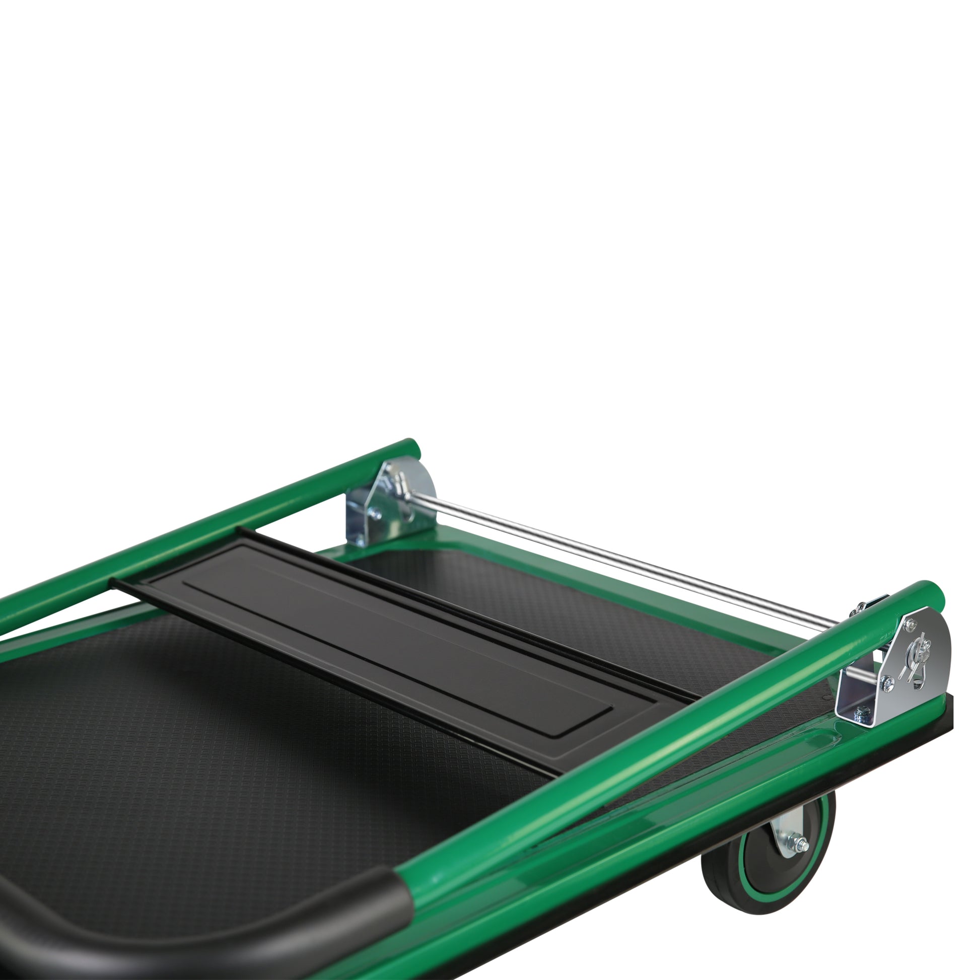 Platform Truck Hand Truck Large Size Foldable Dolly Cart For Moving Easy Storage And 360 Degree Swivel Wheels 660Lbs Weight Capacity Green Steel