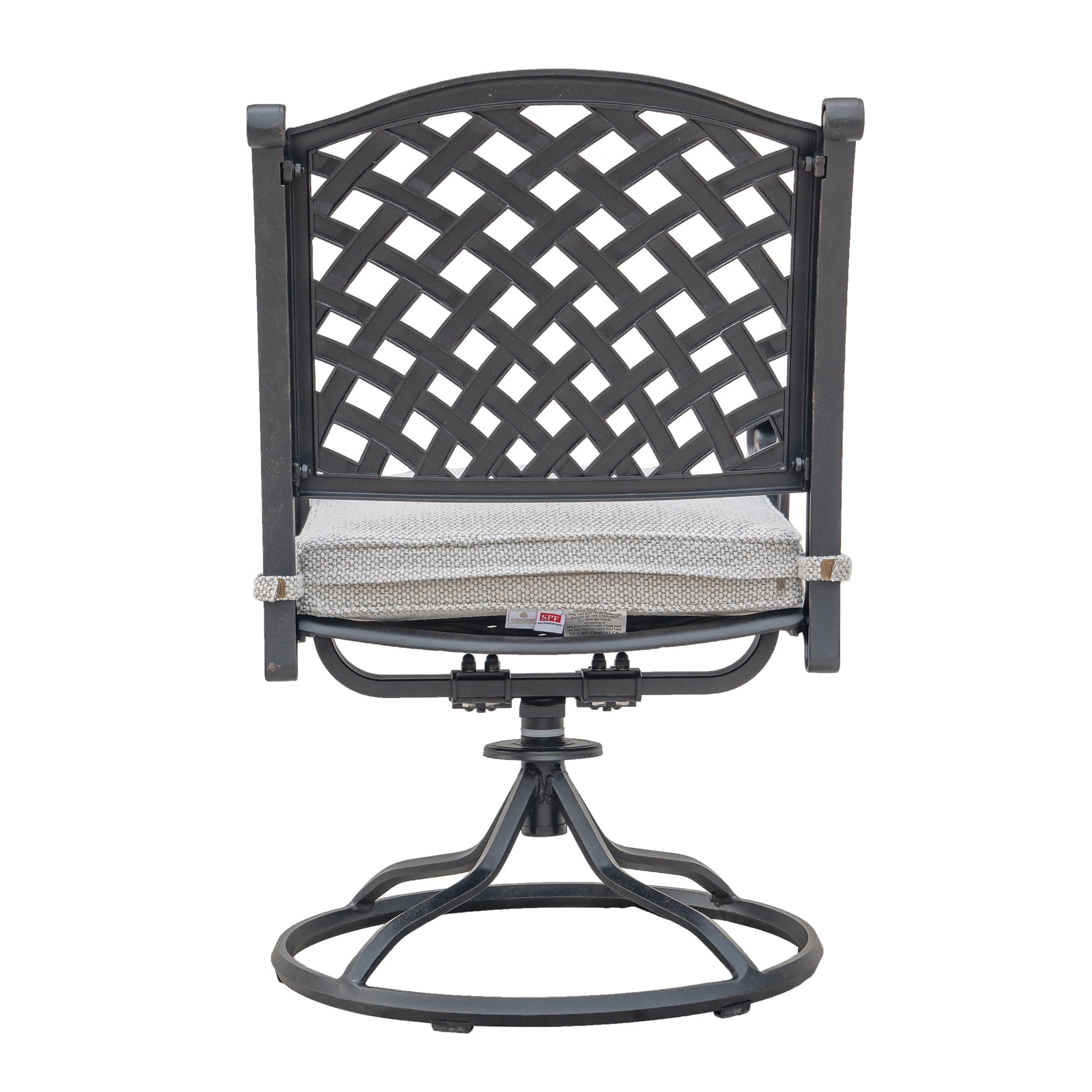 Durable Outdoor Dining Swivel Rockers with