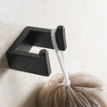 Simple Double Towel Hook, Sus304 Stainless Steel Bath Towel Holder, Bathroom Double Robe Hook, Hand Towel Hanger Wall Mount, Blackened Black Bathroom Antique,Classic,Industrial,Modern Stainless Steel