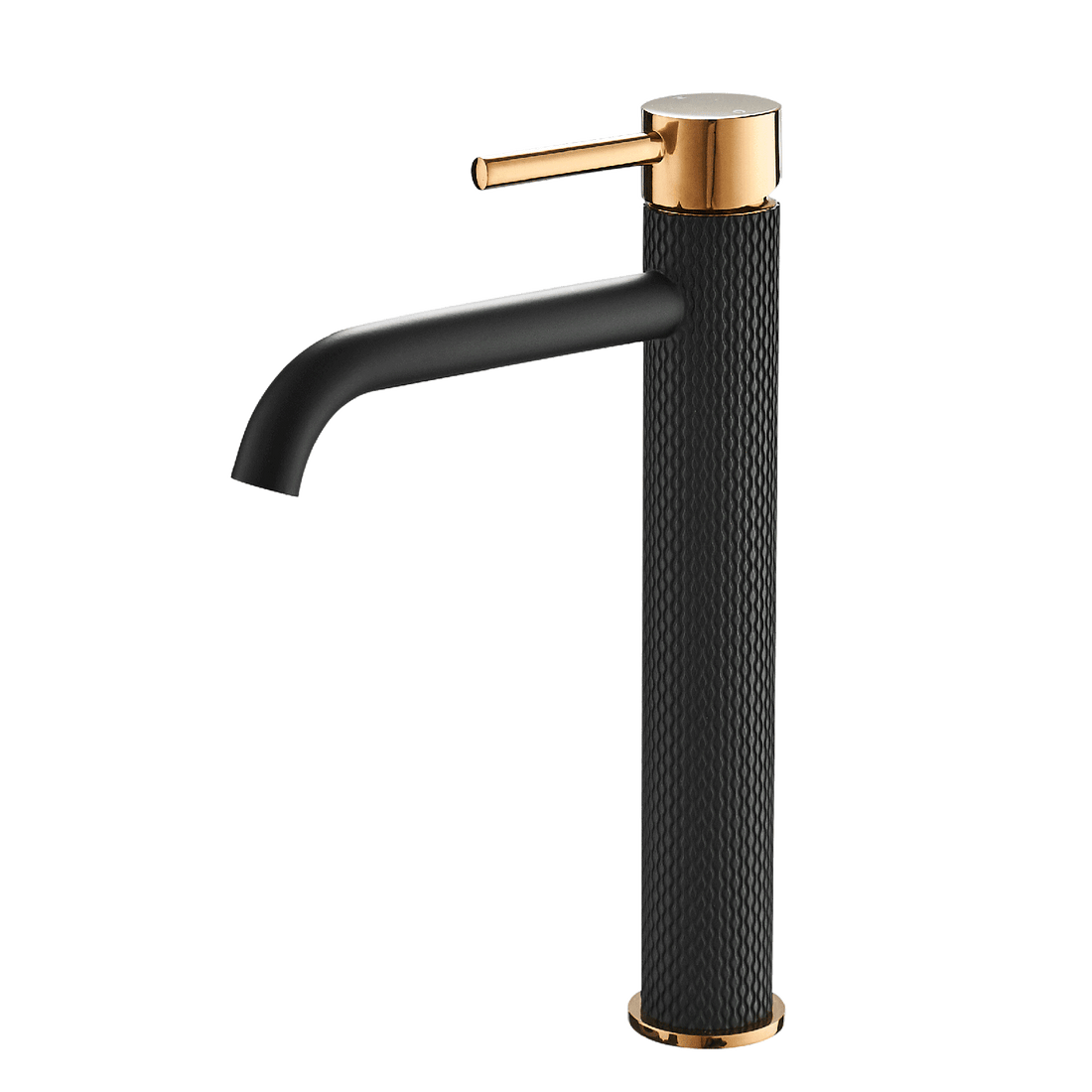 Black Bathroom Faucet, Black And Gold Faucet For Bathroom Sink, Black Single Hole Bathroom Faucet Modern Single Handle Vanity Basin Faucet Bathroom Joystick Geometric One Beige Gold Side Sprayer Deck Mounted Cartridge Valve Single Hole Faucets Matte