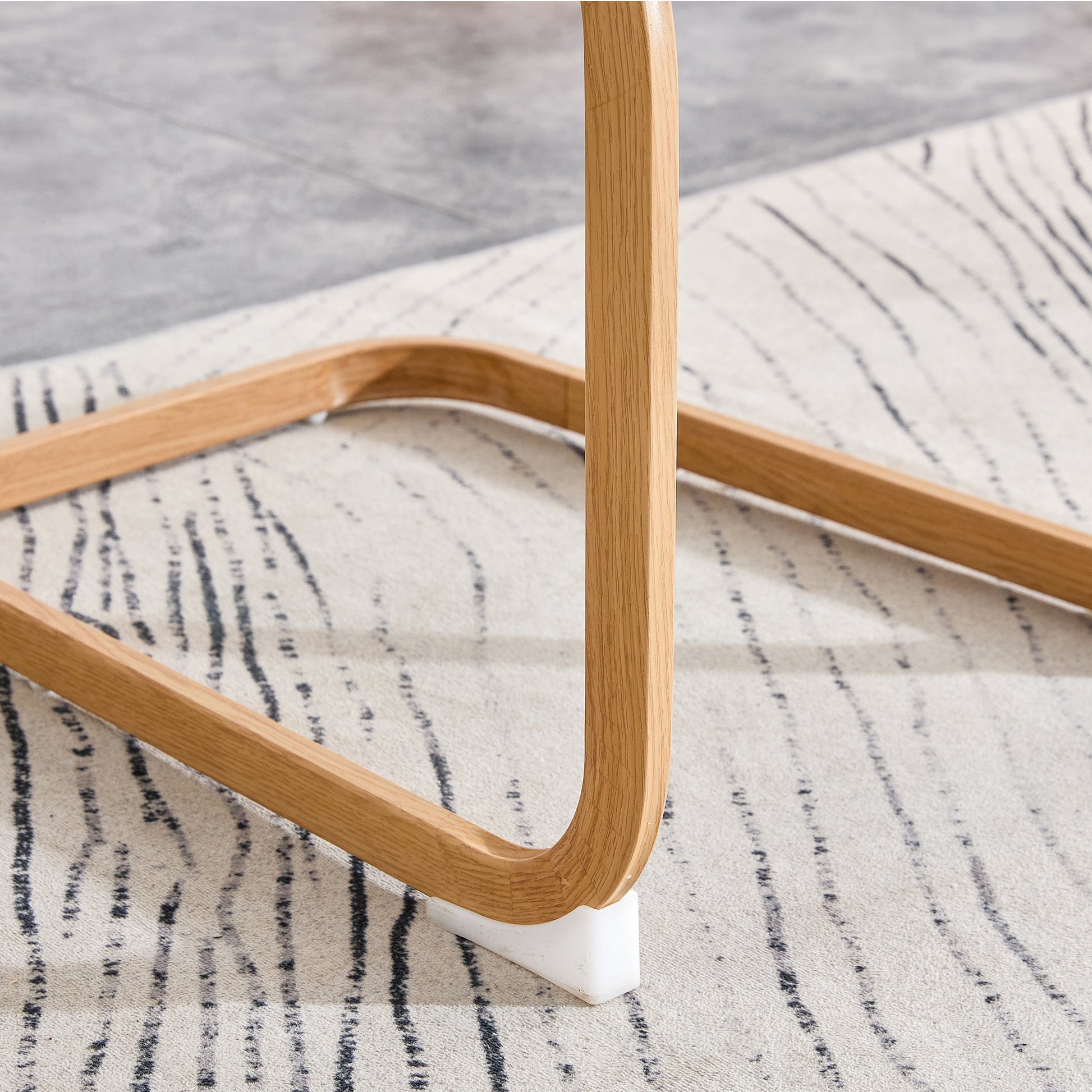 A Table With Four Chairs. Glass Dining Table With 0.39 "Tempered Glass Tabletop And Wooden Metal Legs. Pu Leather High Backrest Cushioned Side Chair With C Shaped Chrome Metal Legs. Transparent Glass