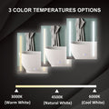 Led Bathroom Vanity Mirror24*32 Inch,Front -