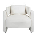 Modern Design Velvet Lounge Chair,Single Sofa With Pillows For Living Room,Bedroom Beige Beige Bedroom Modern Foam Velvet Velvet