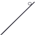 Rebar Stake With Loop 8Pcs Grip Rebar 3 8X 18 Inch Steel Durable Heavy Duty Tent Canopy Ground Stakes With Angled Ends And 1 Inch Loops For Campsites And Canopies Black Steel