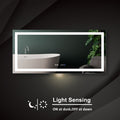 Led Bathroom Vanity Mirror60 X 28 Inch,Front -