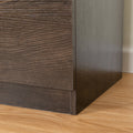 Drawer Dresser Cabinet, Sideboard, Bar Counter, Buffet Counter, Table Lockers, Three Plus Three Drawers Audit, Can Be Used For Dining Room, Living Room, Bedroom, Kitchen Corridor, Color: Dark Gray Standard 5 Or More Drawers Dark Gray Drawers Included