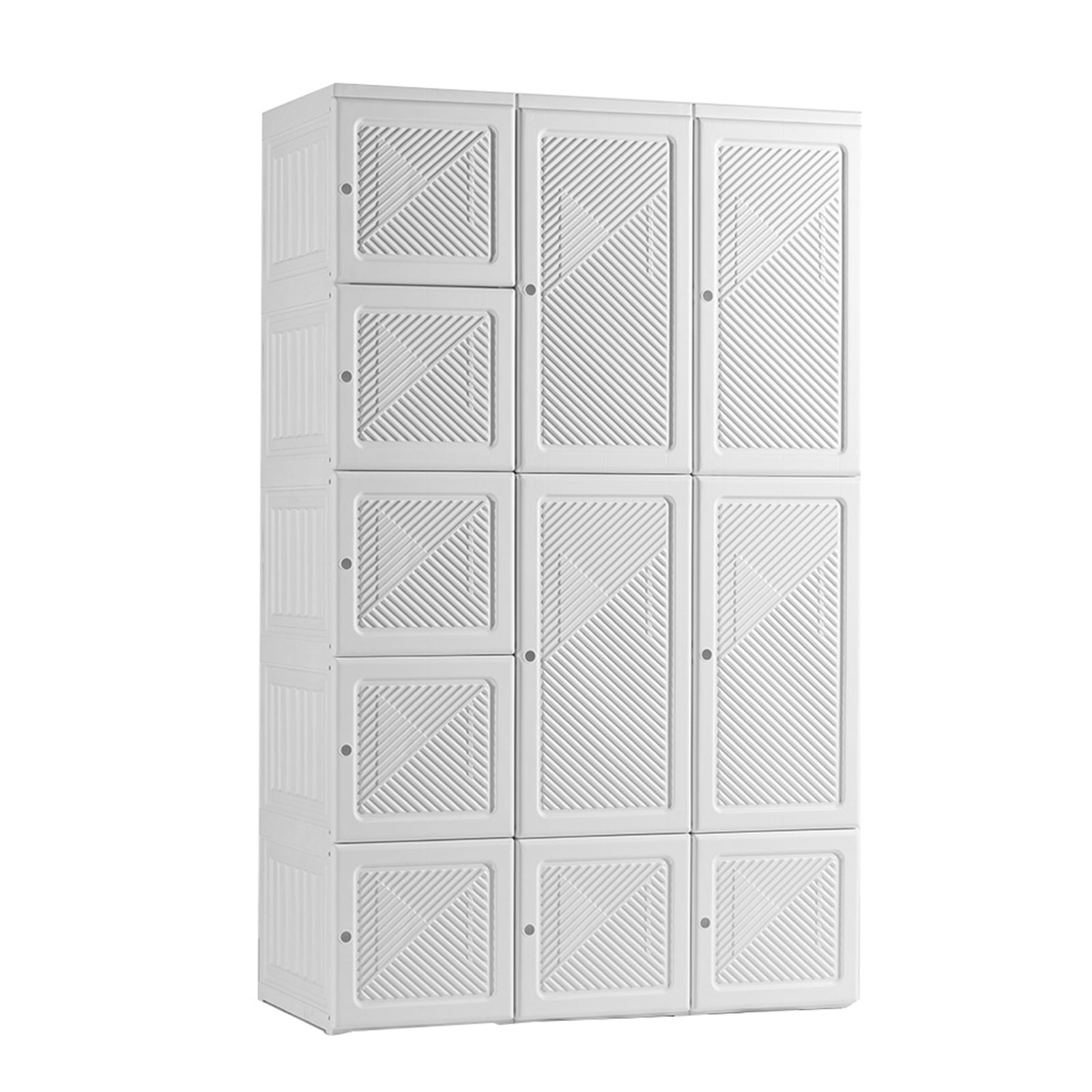 Portable Wardrobe Closets Bedroom ,Storage Organizer, Clothes Dresser, Closet Storage Organizer, White White Primary Living Space American Design Abs Polypropylene