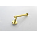 9 Piece Stainless Steel Bathroom Towel Rack Set Wall brushed gold-stainless steel