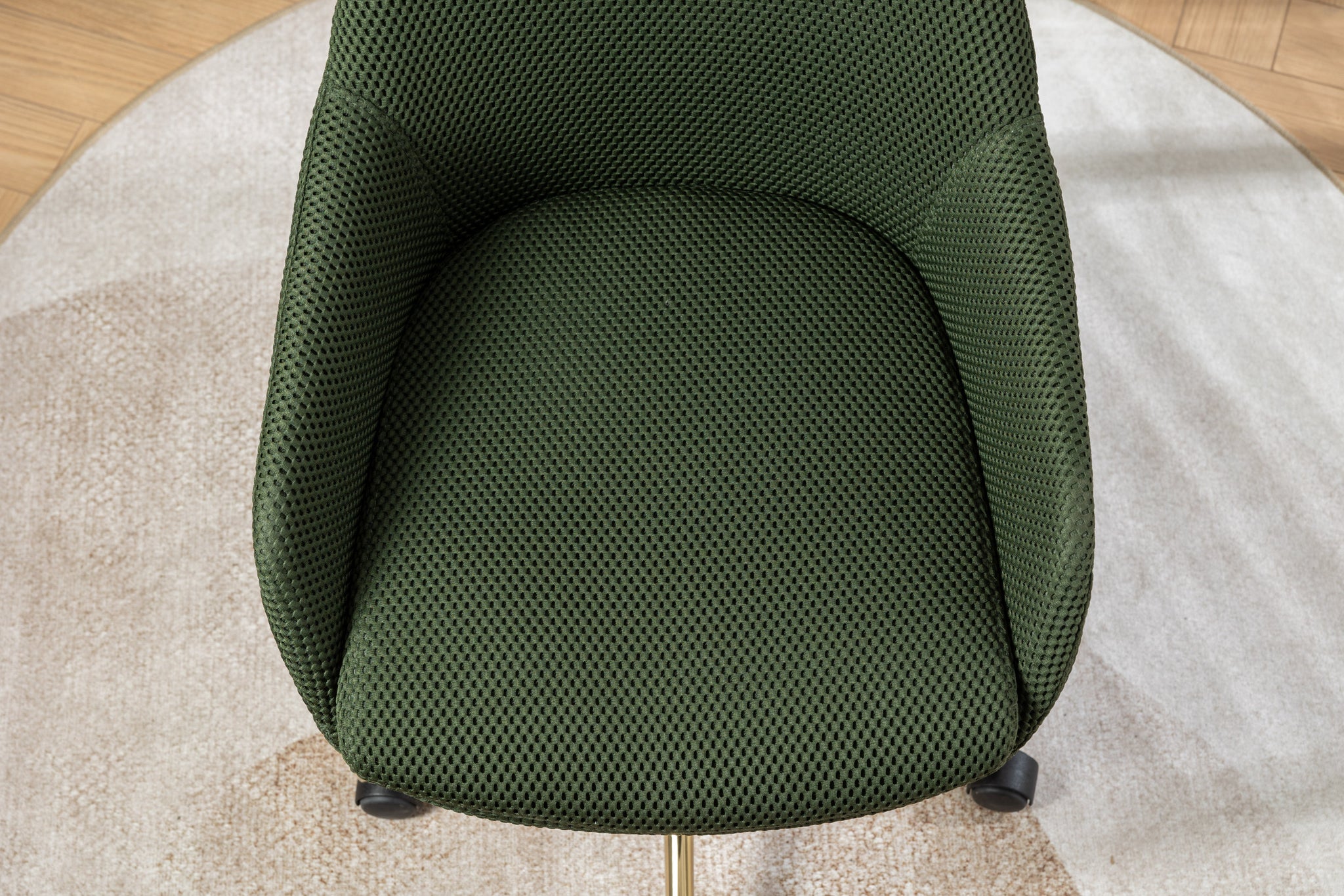 046 Mesh Fabric Home Office 360 Swivel Chair solid-green-office-sponge-wipe