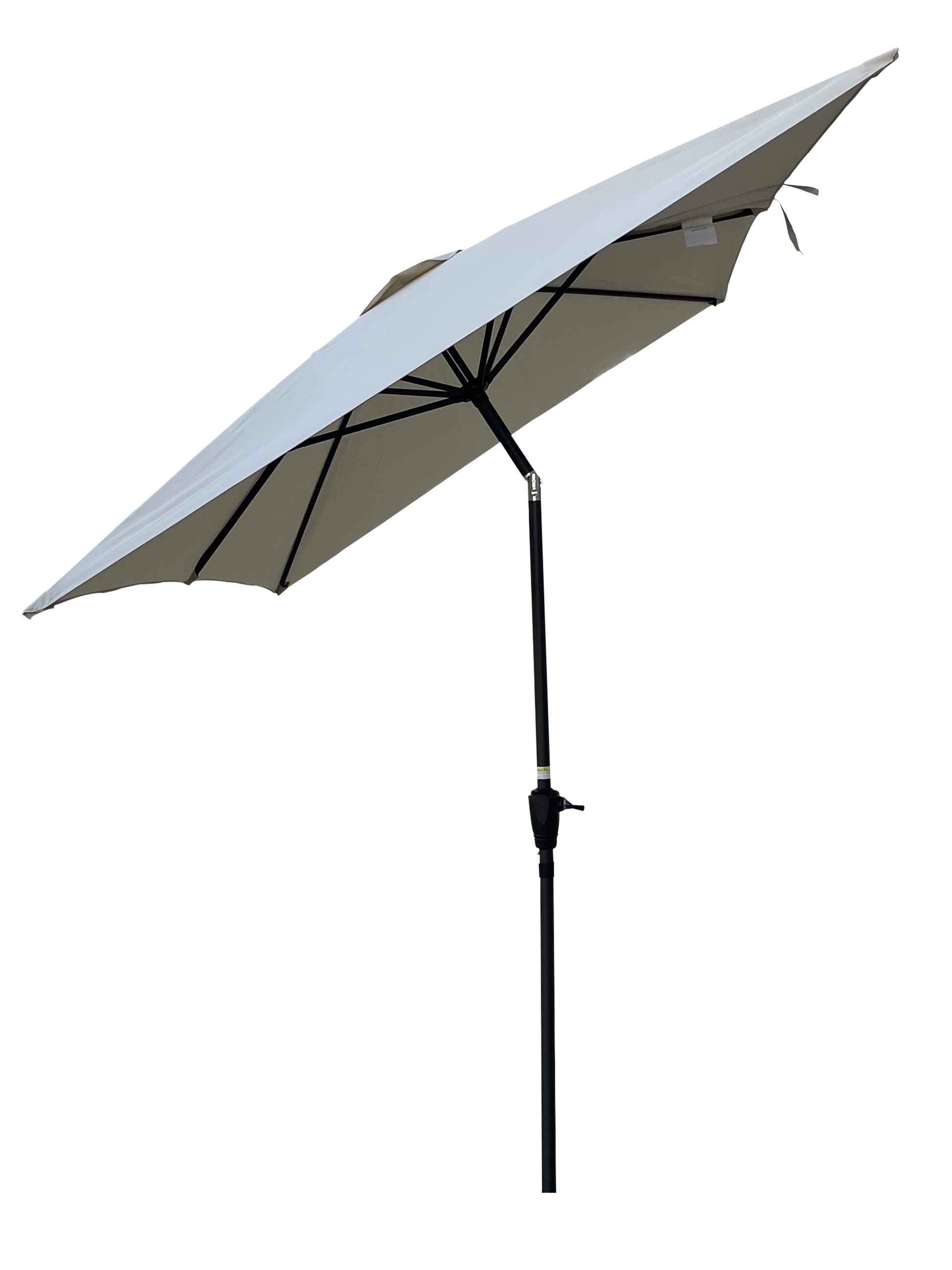 6 X 9Ft Patio Umbrella Outdoor Waterproof Umbrella With Crank And Push Button Tilt Without Flap For Garden Backyard Pool Swimming Pool Market Frozen Dew Steel