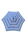 9Ft Umbrella Ice Blue Stripe Ice Blue Stripe Metal