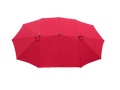 15Ftx9Ftdouble Sided Patio Umbrella Outdoor Market Table Garden Extra Large Waterproof Twin Umbrellas With Crank And Wind Vents For Garden Deck Backyard Pool Shade Outside Deck Swimming Pool Red Metal