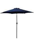 9Ft Umbrella Navy Blue Navy Blue Metal