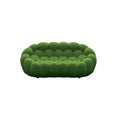 74.8'' Modern Bubble Floor Couch For Living Room,Green Green Foam Fabric 2 Seat