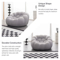 46.9'' Modern Bubble Floor Sofa,Single Chair For Living Room,Gray Gray Foam Fabric 1 Seat
