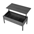 Mdf Lift Top Coffee Table With Storage For Living Room,Dark Grey Oak Dark Gray Mdf Mdf