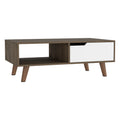 Hamburg Coffee Table 2.0One Open Shelf, One Drawer Multicolor Mdf Engineered Wood