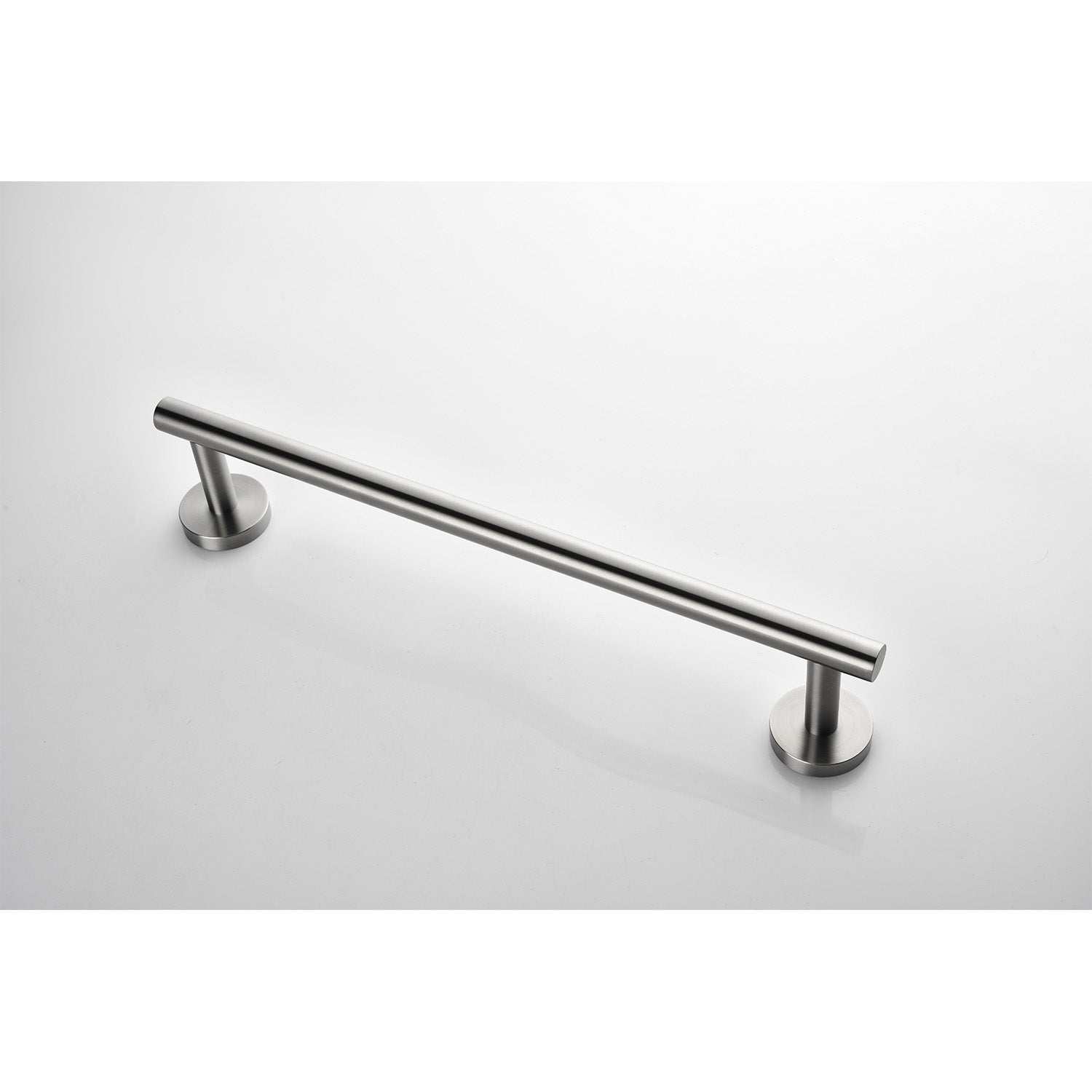 9 Piece Stainless Steel Bathroom Towel Rack Set Wall brushed nickel-stainless steel