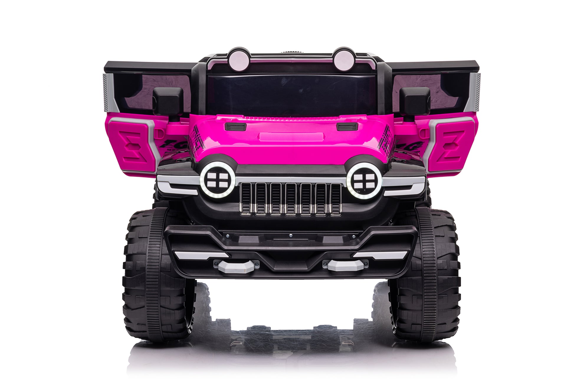 Kids Ride On Car,Tamco Kids Electric Car With Remote Control 12 V Children Car Motorized Vehicles For Girls Boys Gift, Music, Horn, Spring Suspension, Safety Lock, Led Light Pink Plastic