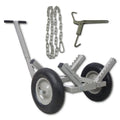 Log Dolly With Load Binder And Choker Chain 440Lb Grey Steel