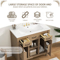 36''Bathroom Vanity With Undermount Sink,Modern Bathroom Storage Cabinet With 2 Drawers And 2 Cabinets,Solid Wood Frame Bathroom Cabinet 2 Wood 2 2 Adjustable Shelves Bathroom Freestanding Solid Wood Mdf Resin Painted