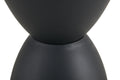 Black Prince Stool Side Table Used For Indoor And Outdoor Black Plastic