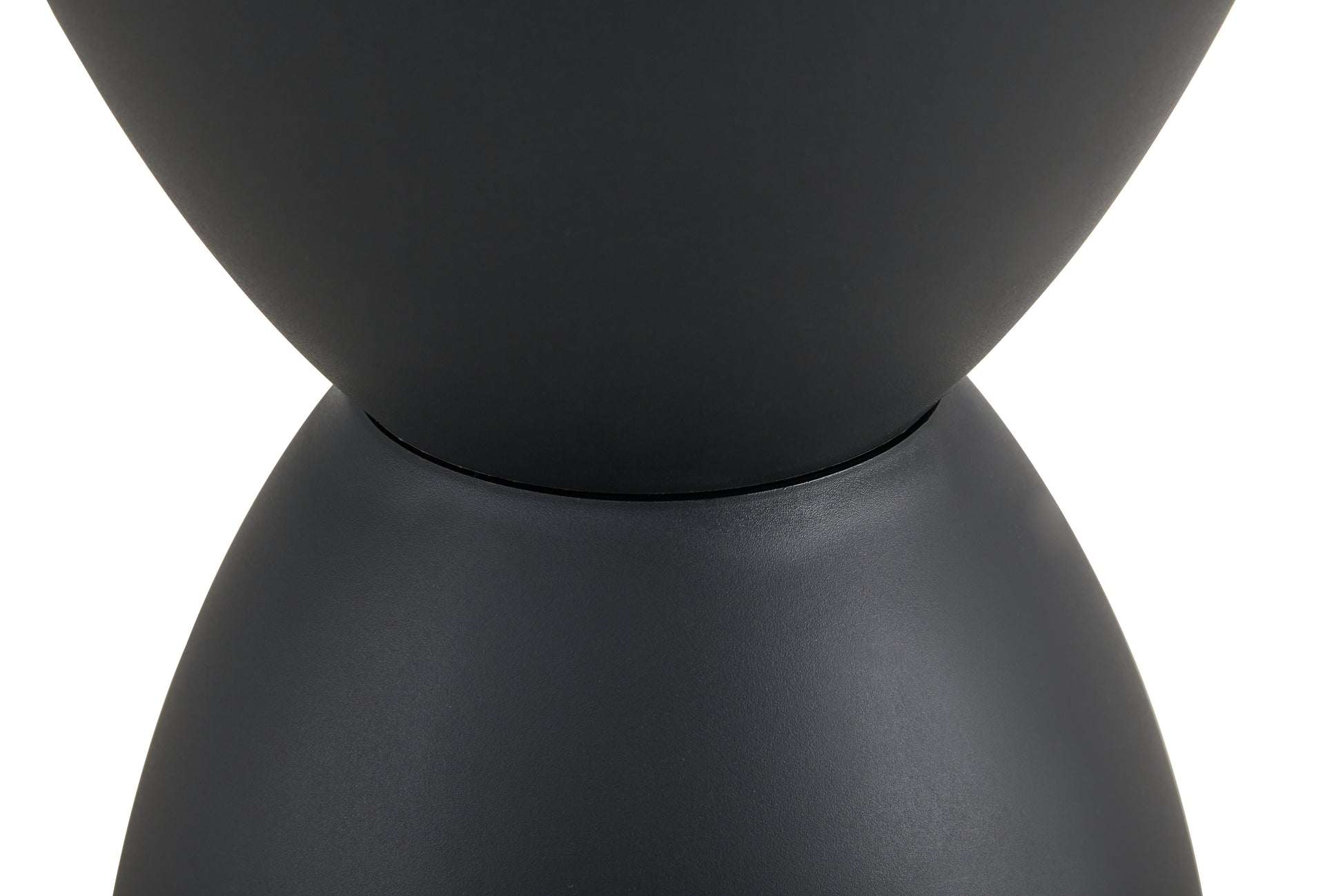 Black Prince Stool Side Table Used For Indoor And Outdoor Black Plastic