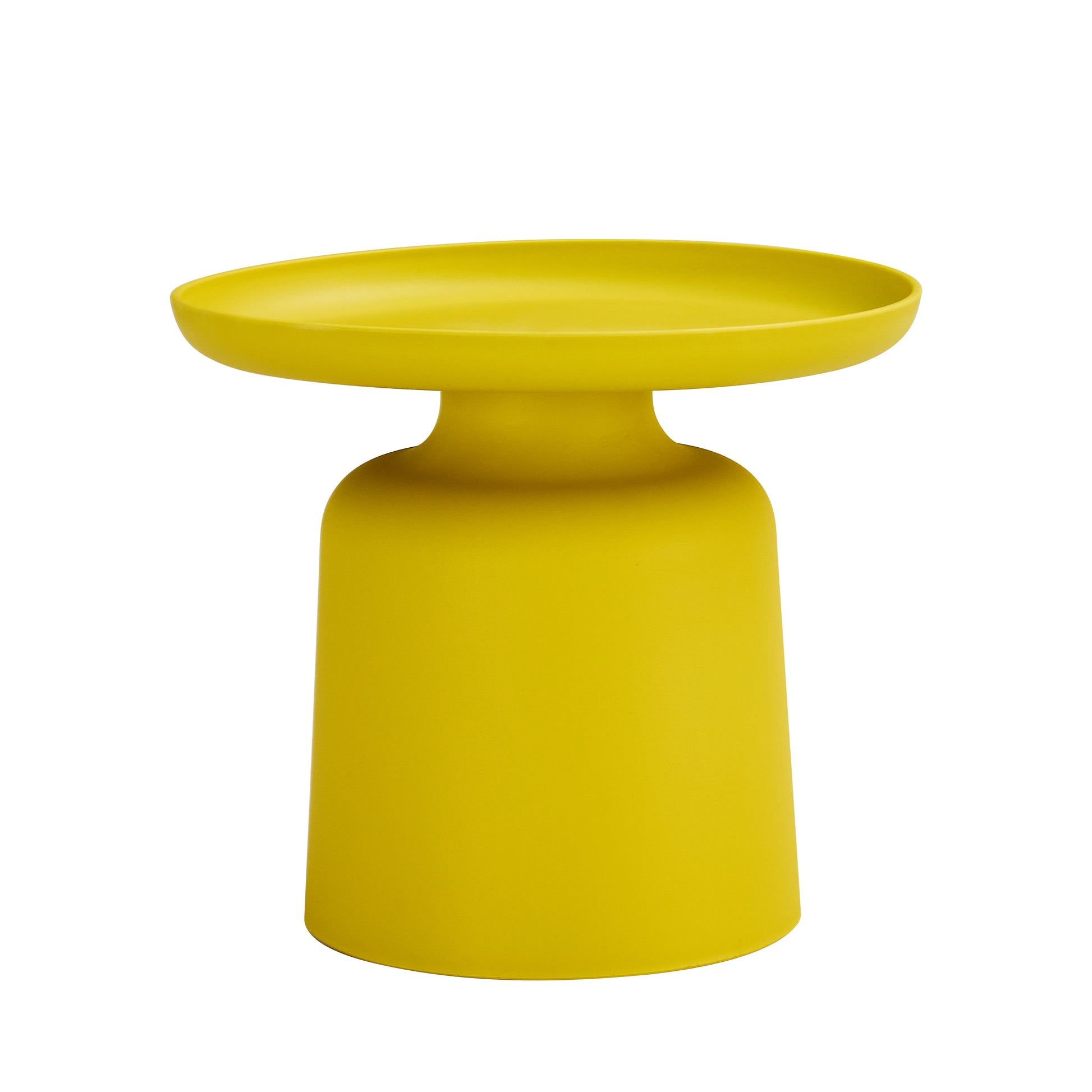 Yellow Side Table Small Space Stylish And Versatile Plastic Round Side Table Yellow Plastic