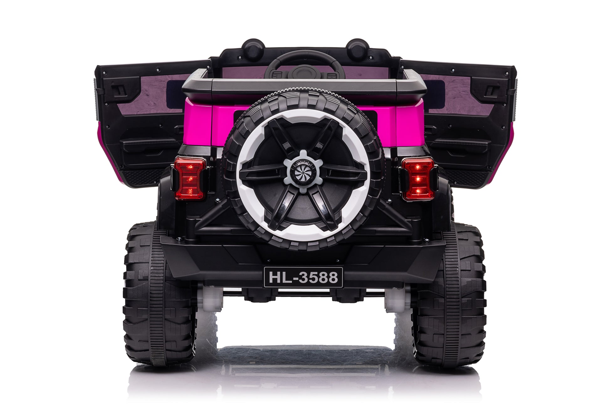 Kids Ride On Car,Tamco Kids Electric Car With Remote Control 12 V Children Car Motorized Vehicles For Girls Boys Gift, Music, Horn, Spring Suspension, Safety Lock, Led Light Pink Plastic