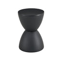 Black Prince Stool Side Table Used For Indoor And Outdoor Black Plastic