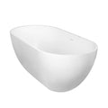 59 Inch Small Size Stone Resin Solid Surface Oval