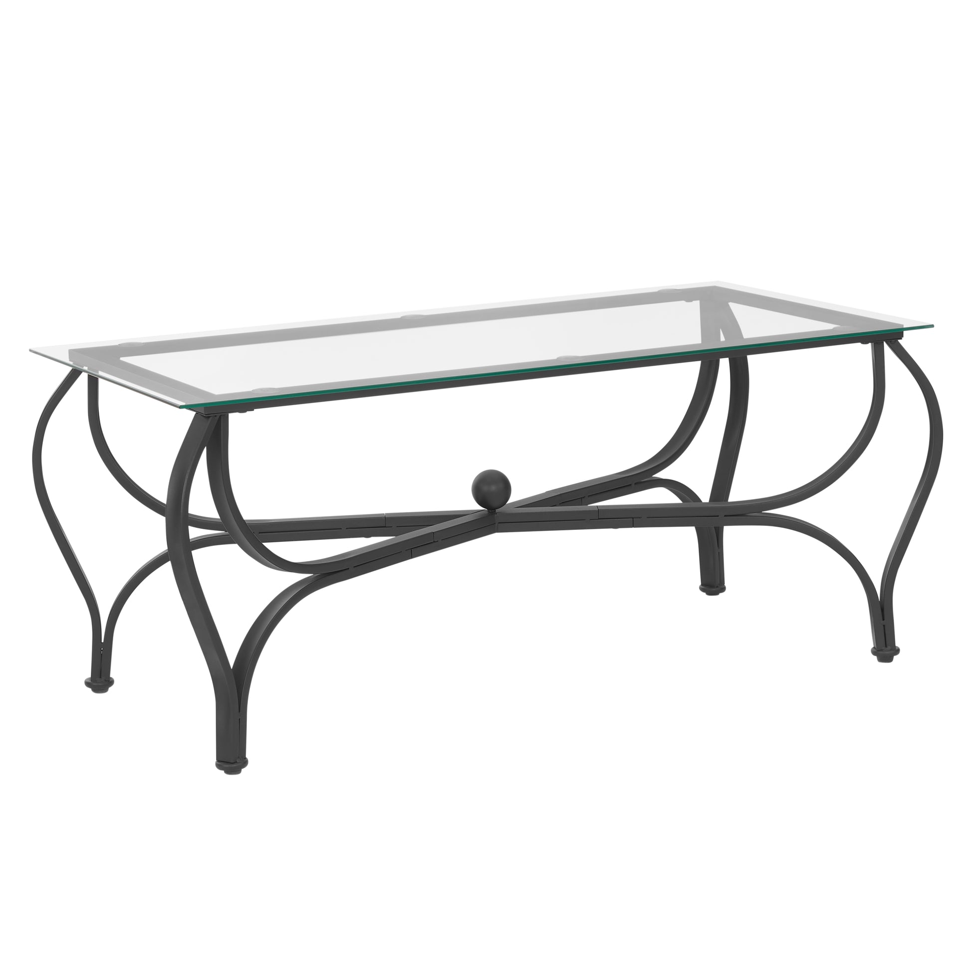 Tempered Glass Surface 3 Piece Coffee Table Set Decor Rectangle Coffee Table With 2 Square End Side Table Unique Design Coffee Table With Sturdy Construction For Living Room Rustic Black Black Primary Living Space American Design,Retro Rectangular Coffee