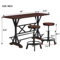 3 Piece Dining Table Set, 59