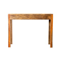 Warm Chestnut 2 Drawer Console Table Brown Light Brown Primary Living Space Contemporary,Modern Freestanding Sheesham Drawers Console Tables Wood Parsons