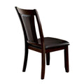 Set Of 2 Padded Espressoside Chairs In Dark Cherry Finish Solid Cherry Dining Room Dining Chairs Wood