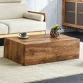 Modern Mdf Coffee Table With Wood Texture Pattern 39.37X23.62X11.81 Inches Stylish And Durable Design Wood Mdf